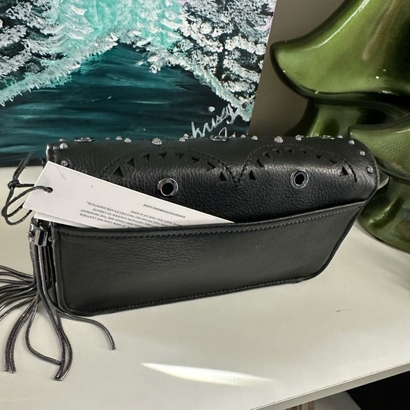 Aimee Kestenberg Black Fiery Chain Shoulder/Crossbody Bag - Picture 6 of 12